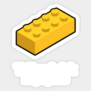 Yellow brick Sticker